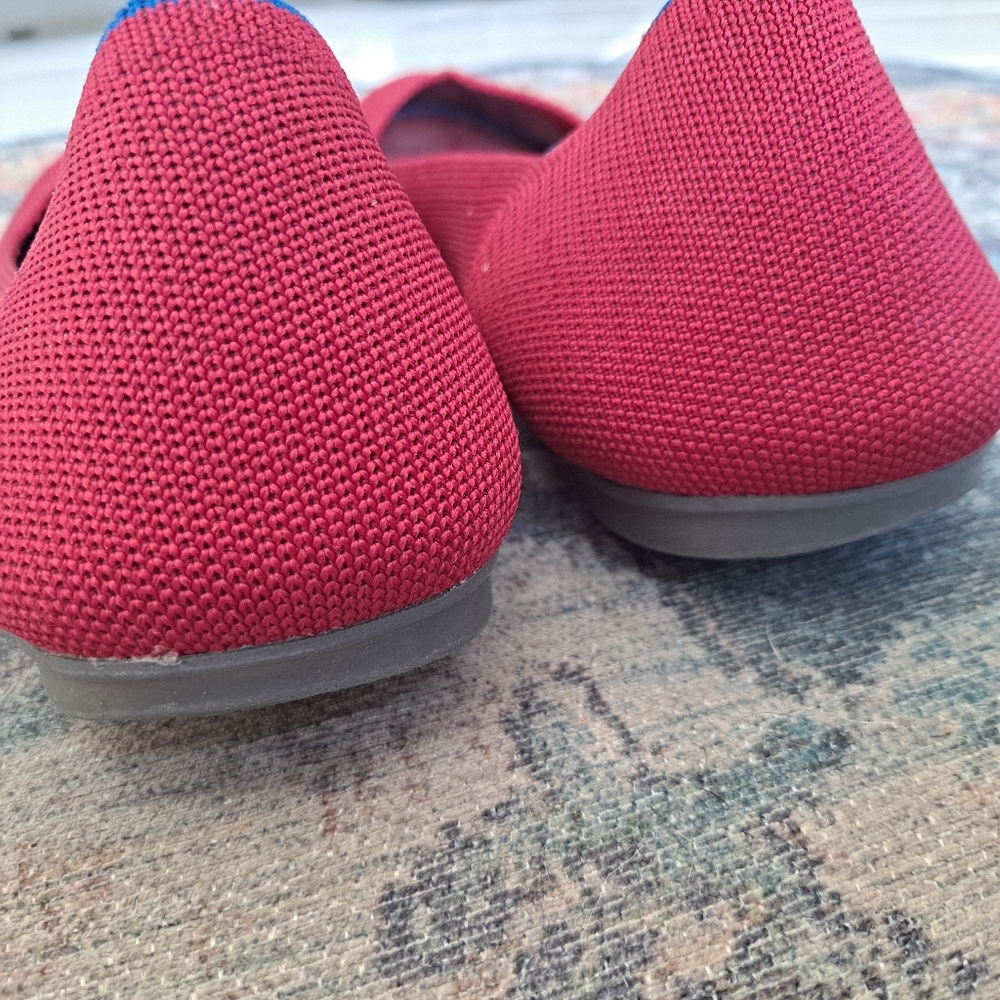 Rothys The Flat in Bright Red - Picture 5 of 5